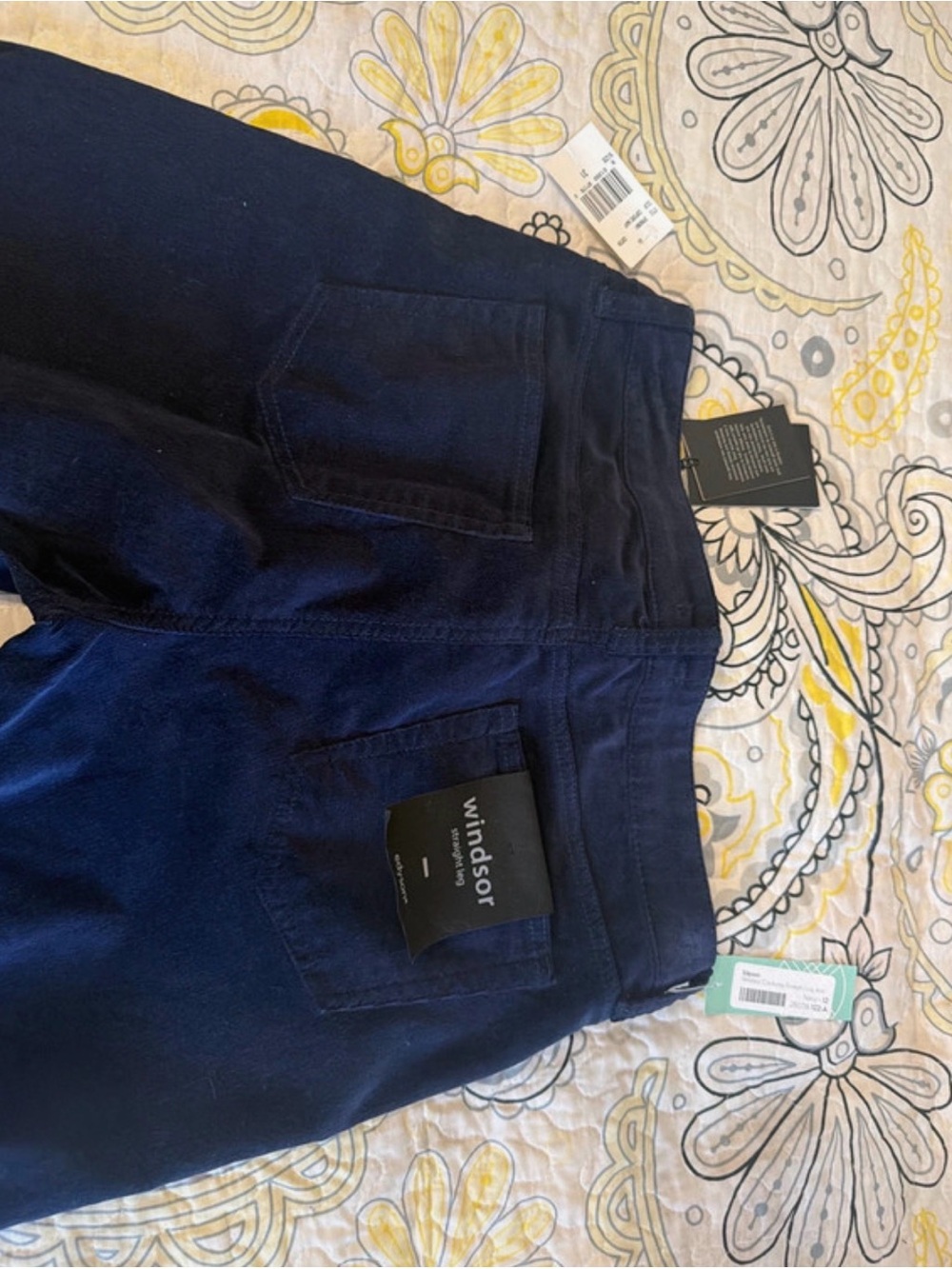 Windsor Slim Straight Jeans in Deep Navy